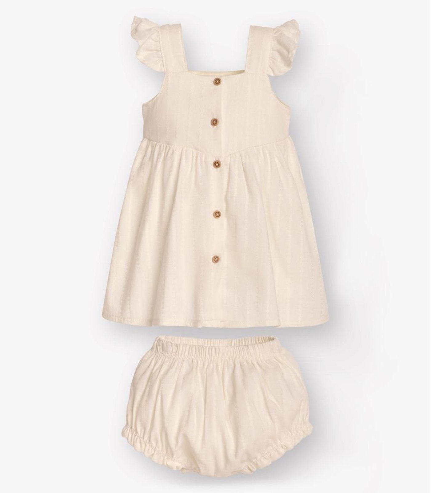 Infantil - Vestido com Calcinha Trick Nick Bege
