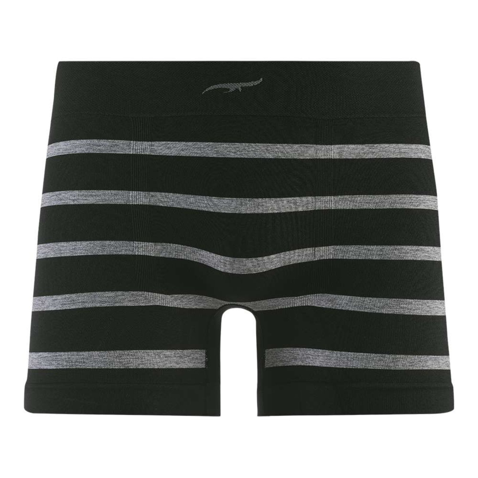 Cueca Boxer Listrada sem Costura Preto