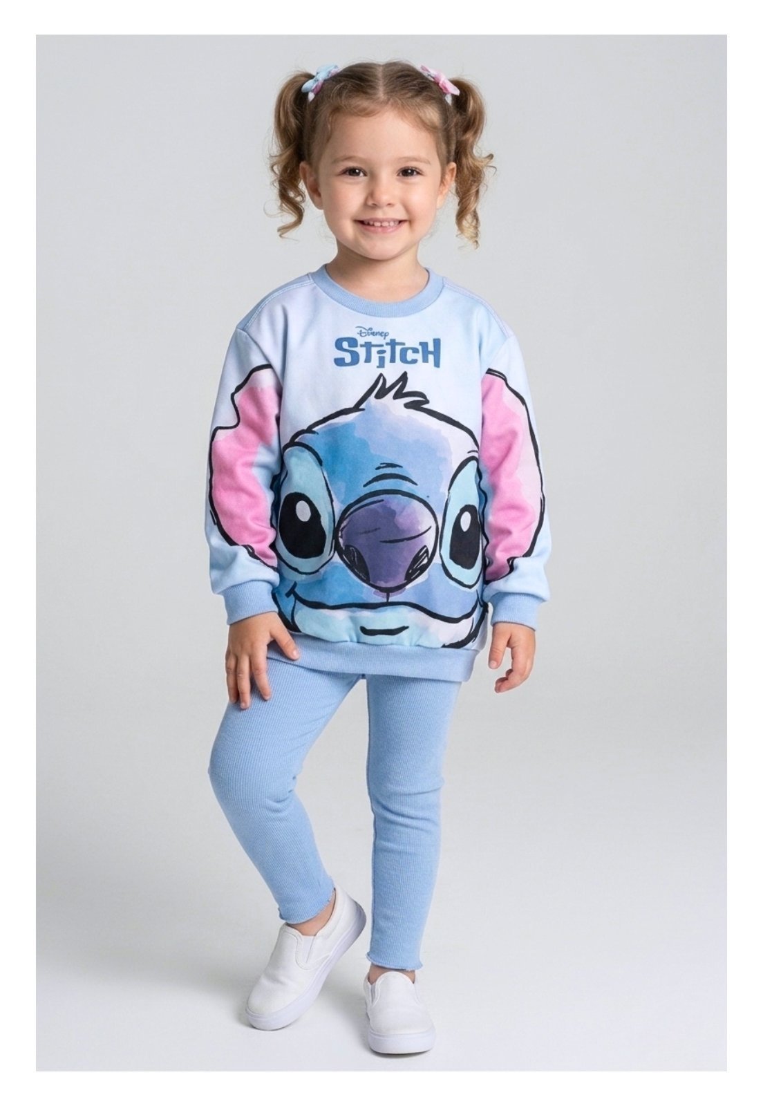 Infantil - Conjunto Disney Feminino Stitch Oversized