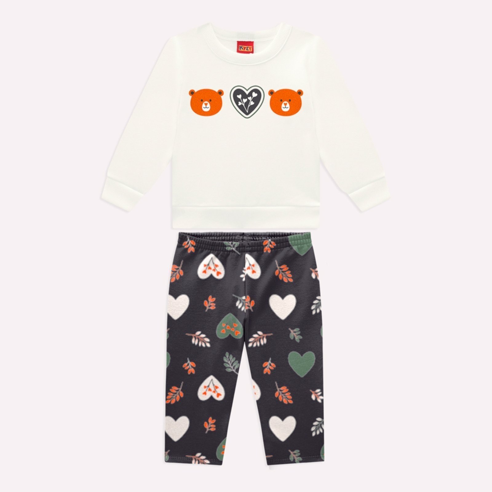 Infantil - Conjunto menina Bordado Kyly