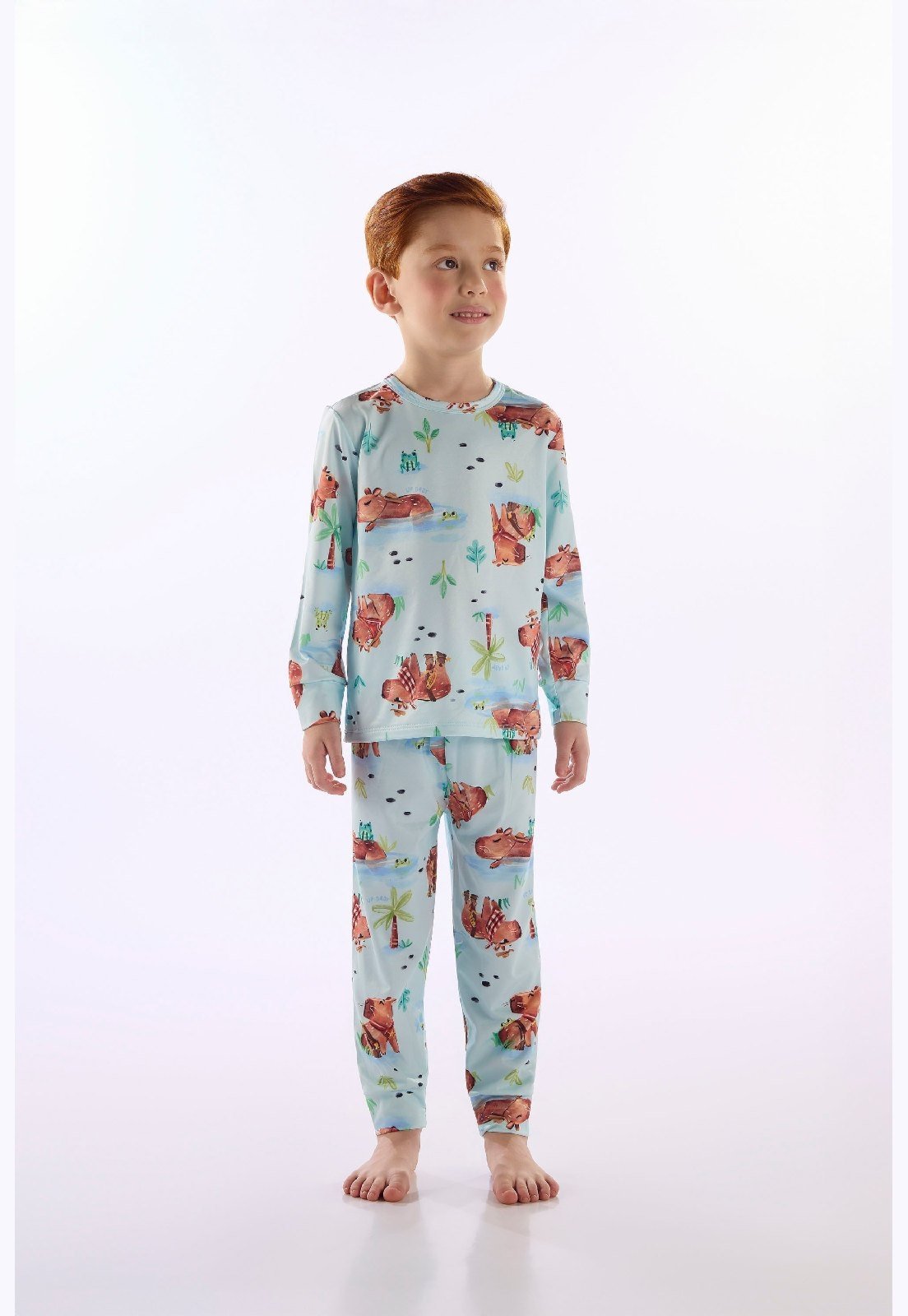 Pijama Unissex Térmico Up Baby Bege