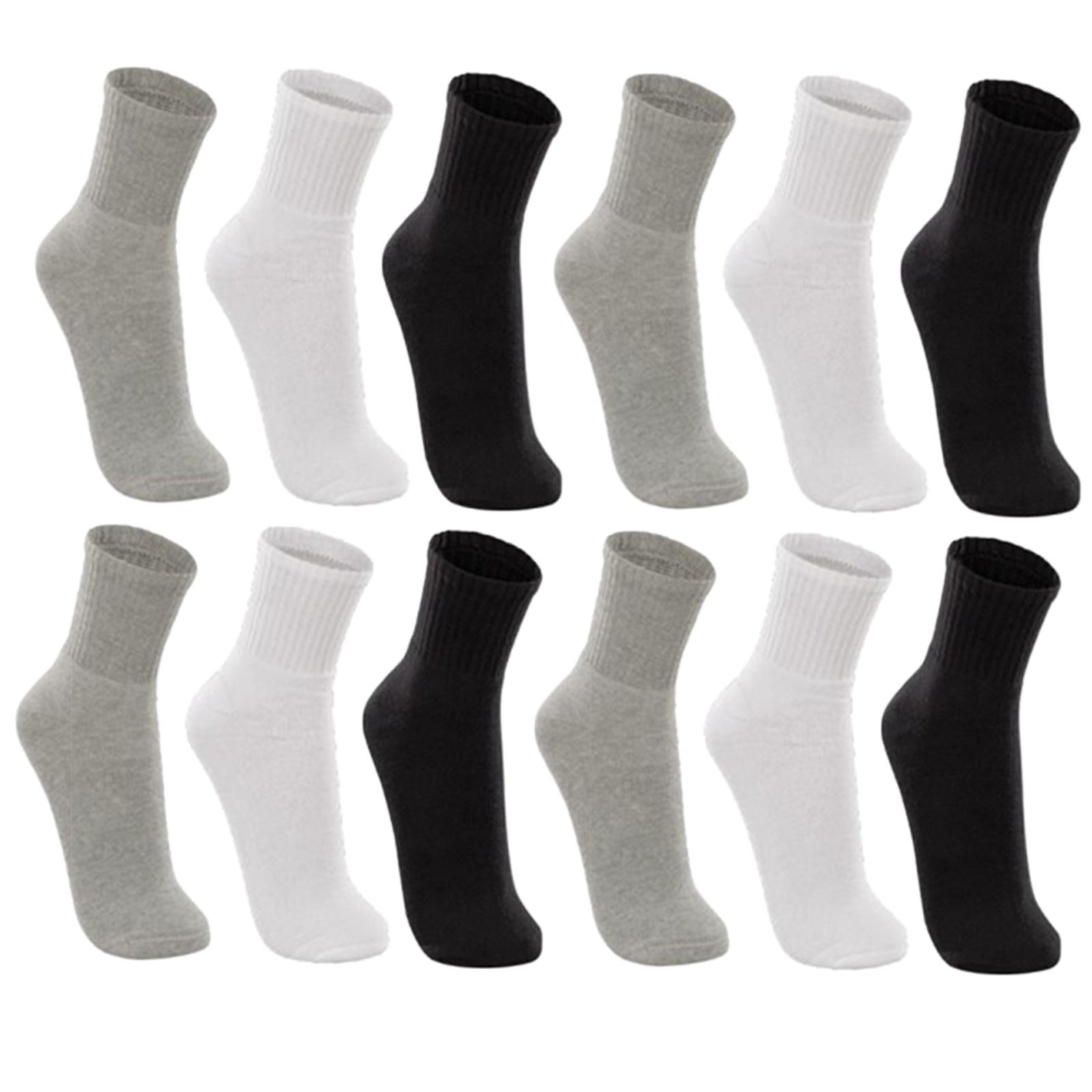 Kit 12 Pares Meias Trifil Cano Médio Sport Sortida