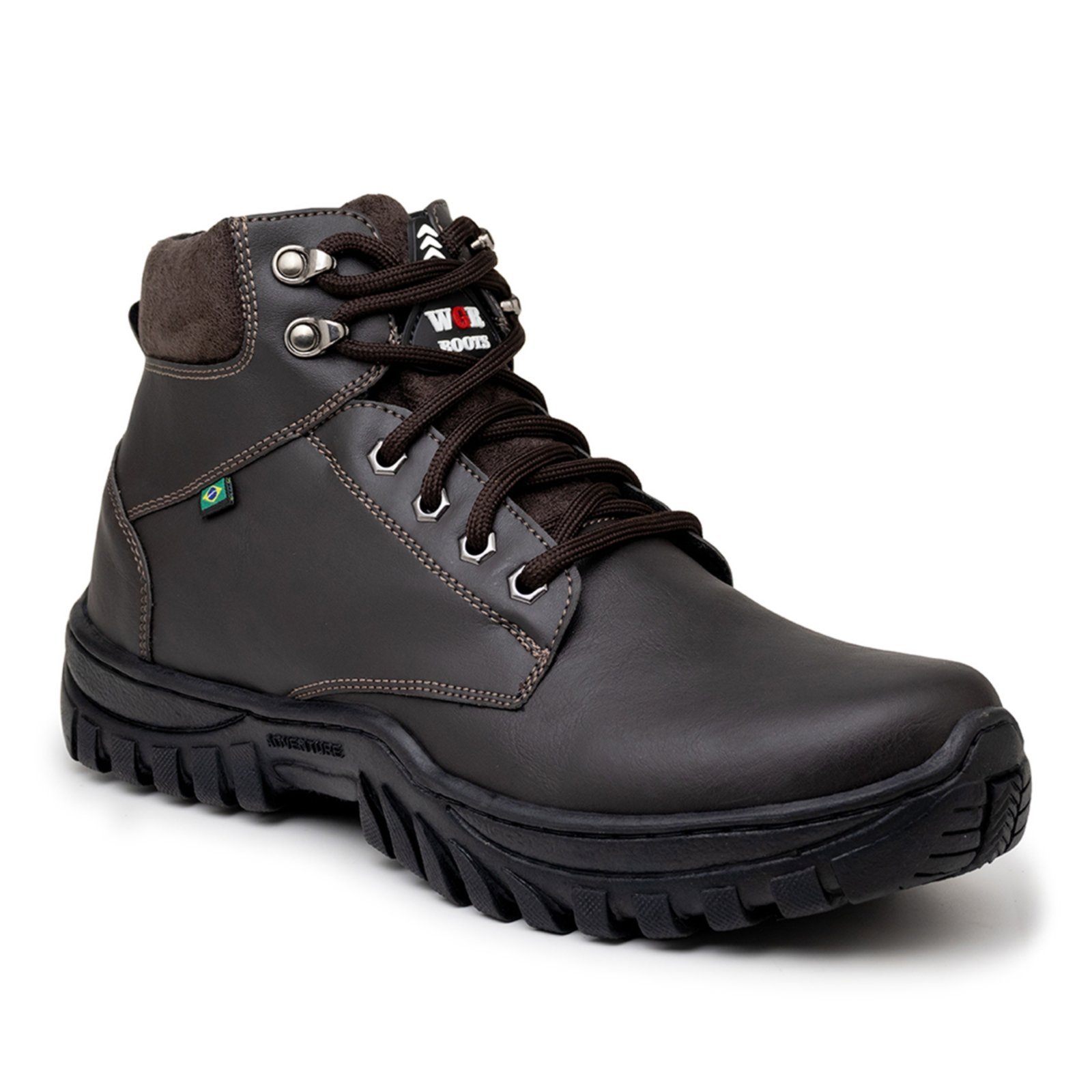 Vista 3 Tenis Feminino Bota Segurança Do Trabalho Coturno Café Lavini Shoes marrom Lavini Shoes marrom