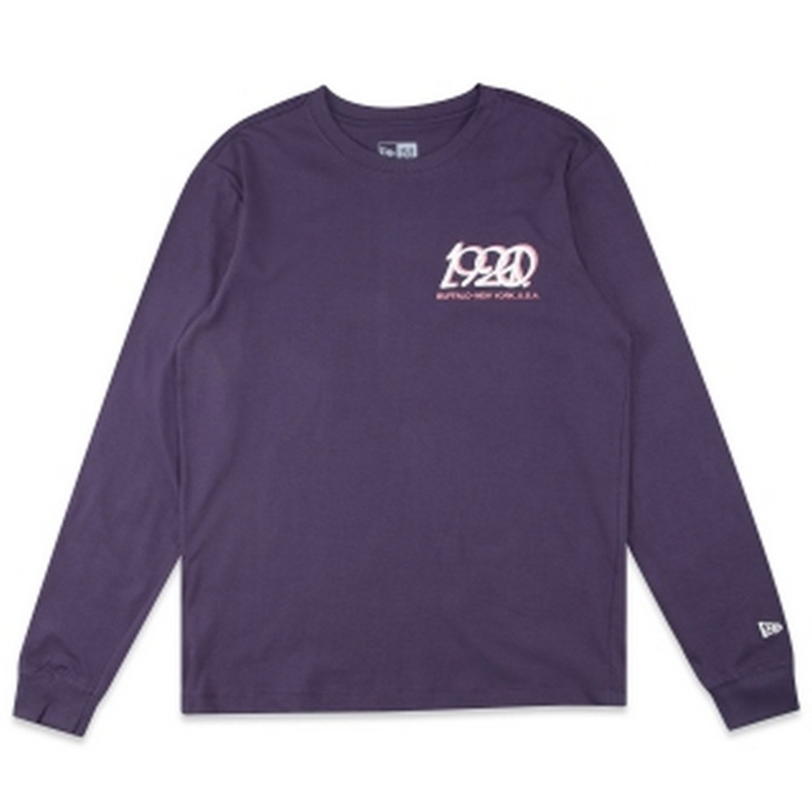 Camiseta New Era Basico M/L New Era Brasil Roxo