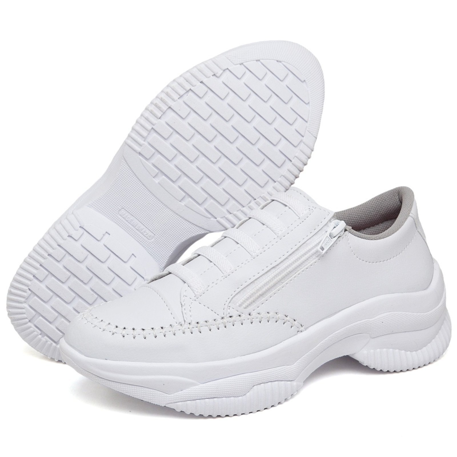 Vista 2 Tenis Feminino FootWorks Casual Estilo e Conforto 2070 branco Footworks branco