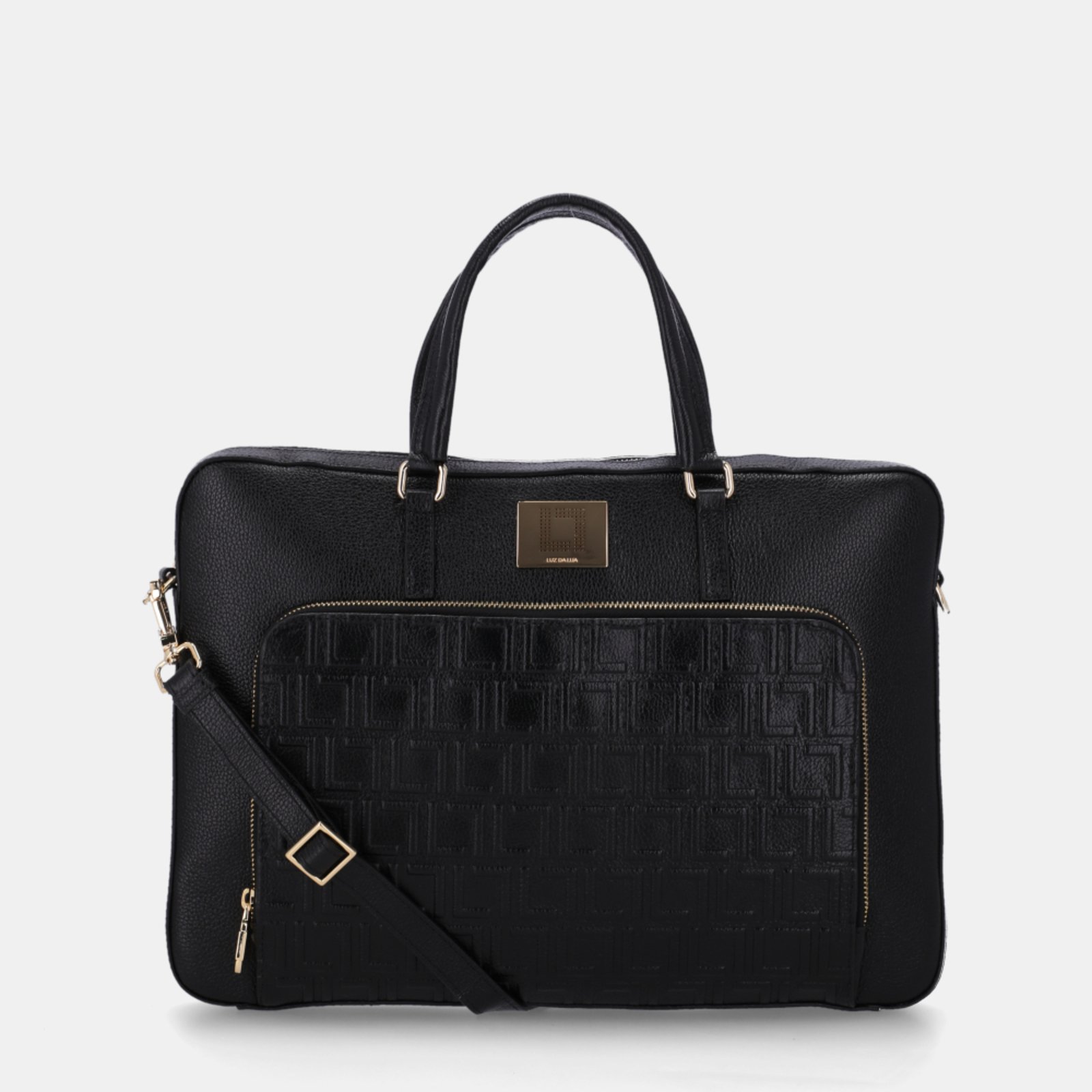Bolsa Grande Luz Da Lua 10005594 Luz Da Lua Preto