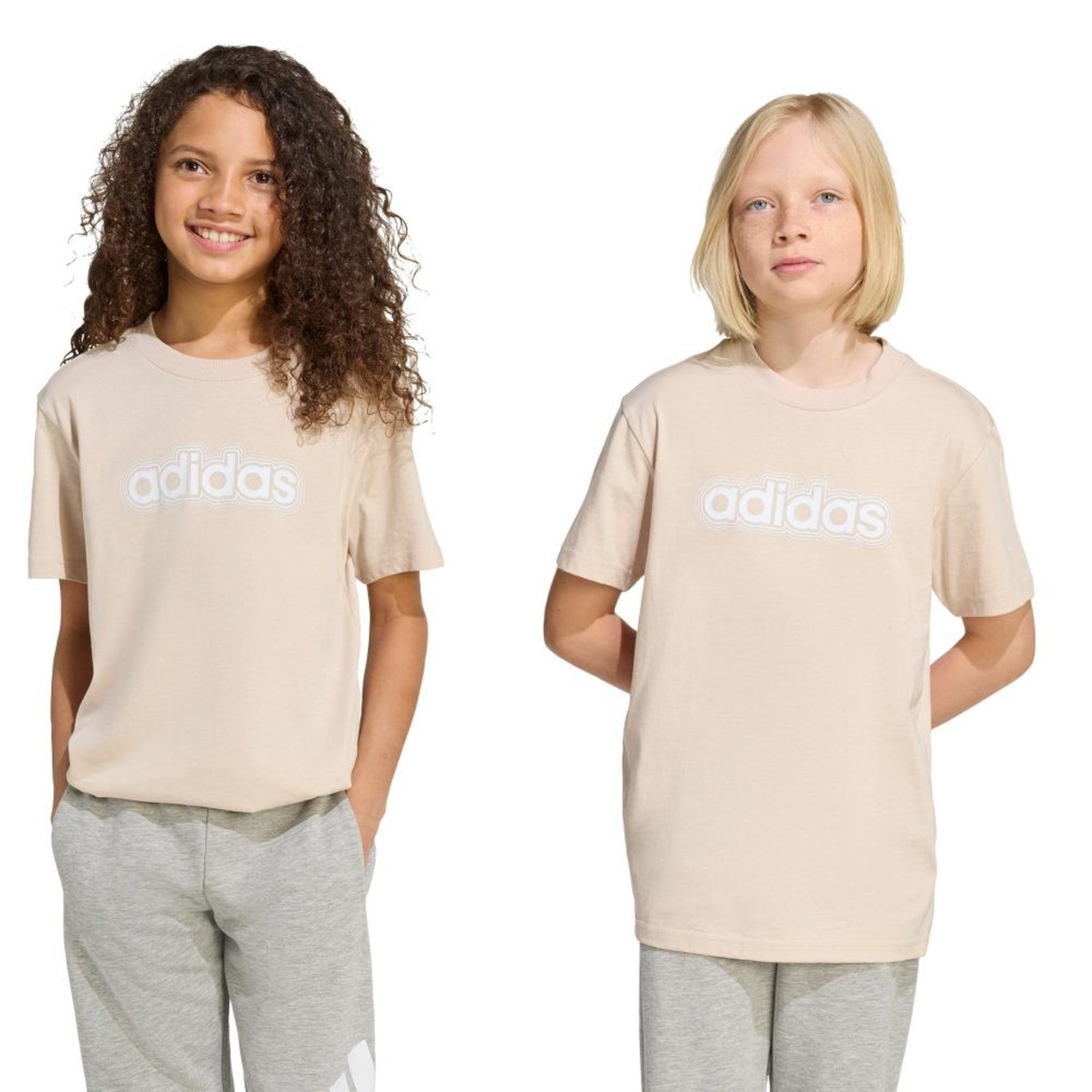 CAMISETA ESSENTIALS adidas Sportswear Bege
