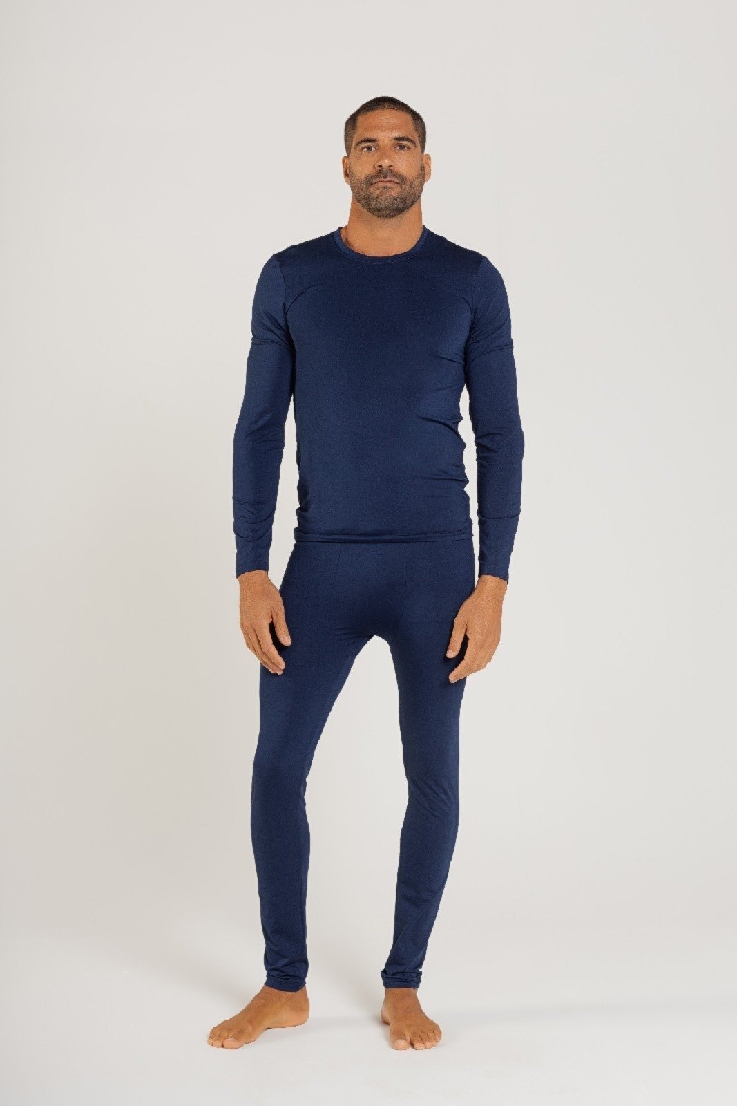 Camiseta em Malha Térmica Just Basic Azul