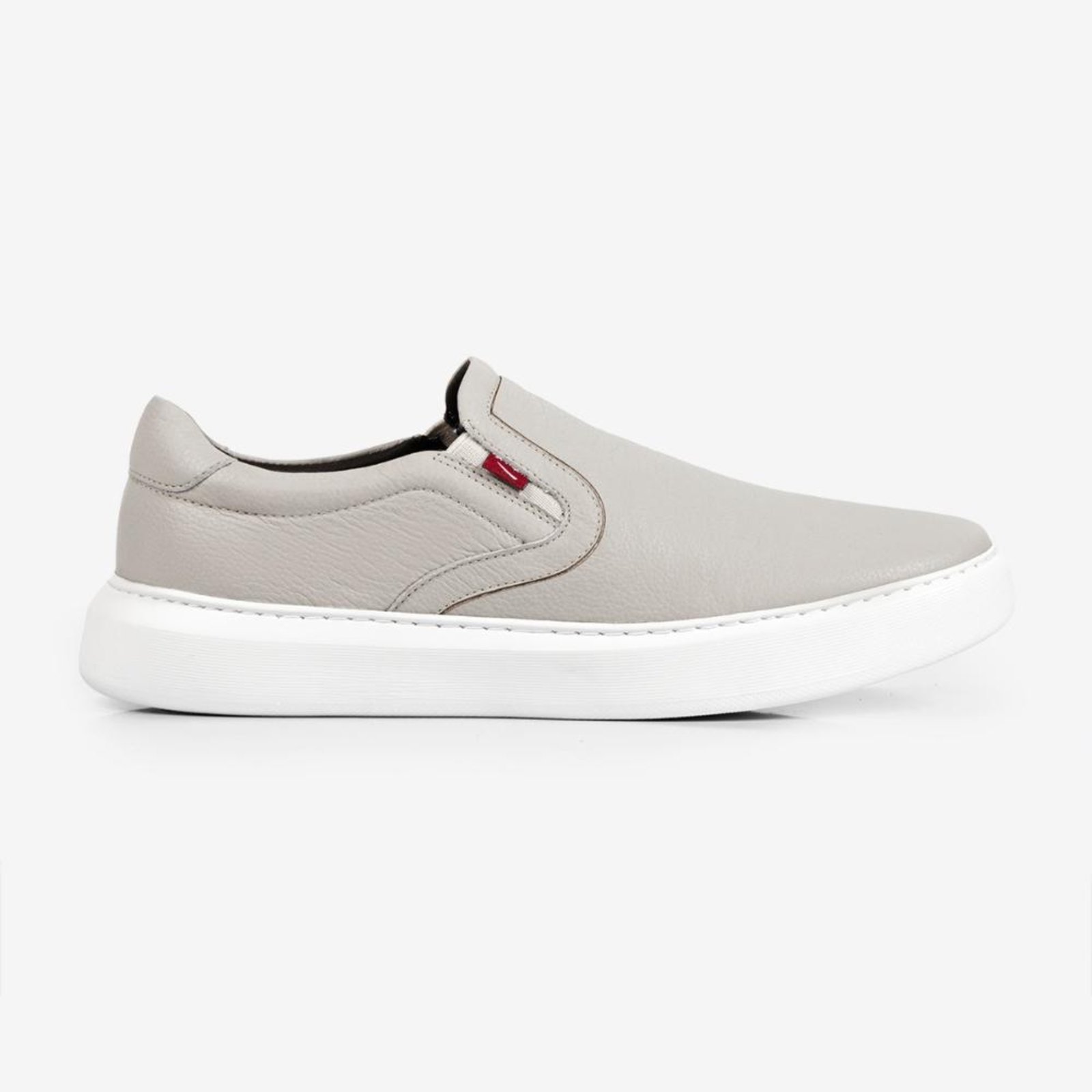 Slip On Masculino Couro Marvin Ferracini 7319-683C Branco