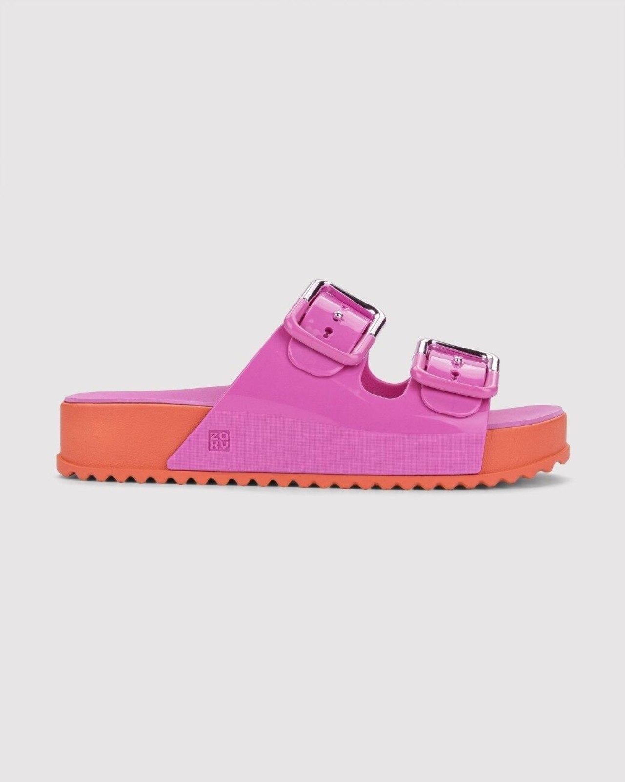 Chinelo Slide Zaxy Partner Soft Roxo
