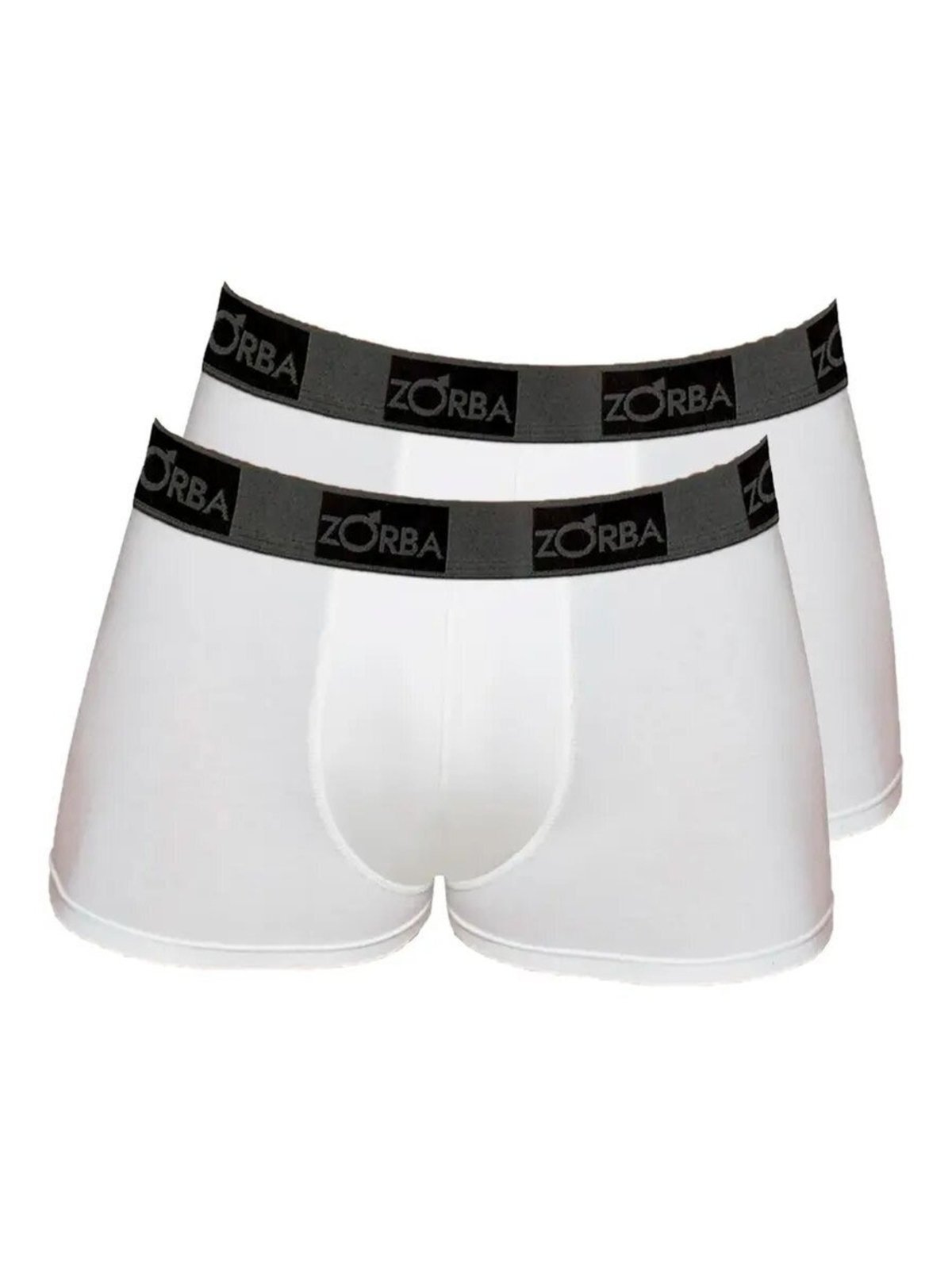 Kit com 2 Cuecas Boxer Zorba 717 Branco