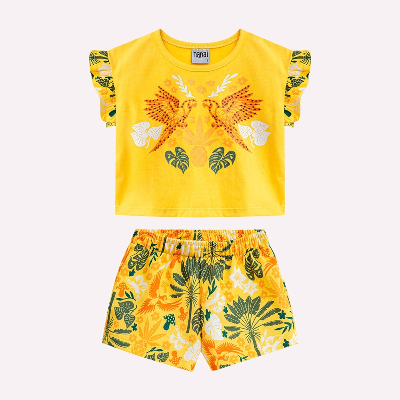 Infantil – Conjunto Menina Araras Nanai