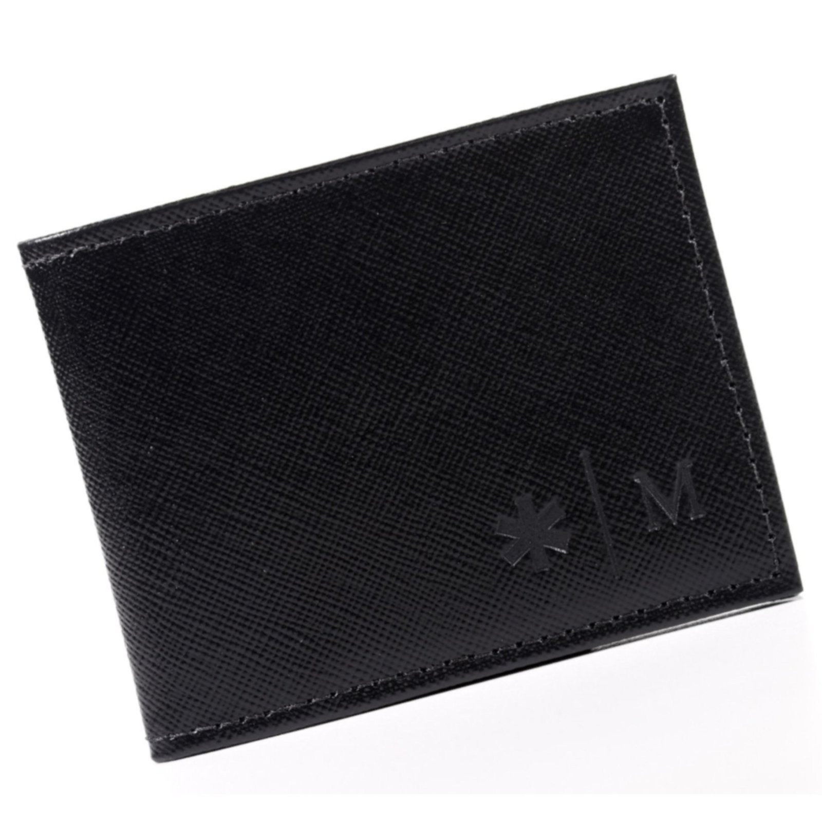 Vista 3 Carteira Masculina maktub Couro Legítimo Modelo Slim Alta Qualidade comporta cartao cnh cor preta MAKTUB STYLE preto MAKTUB STYLE preto