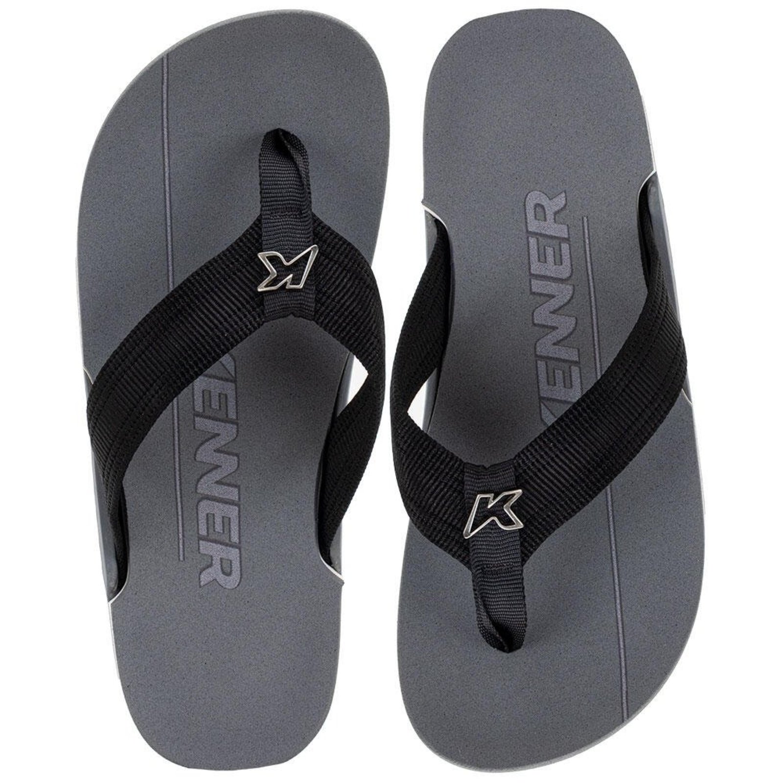 Chinelo Masculino Nk6 Pro Kenner Ejd 1977107 Cinza