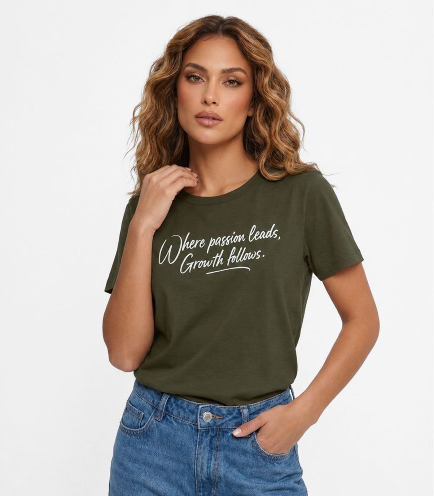Blusa Feminina Molecotton Com Estampa Infinita Cor Verde