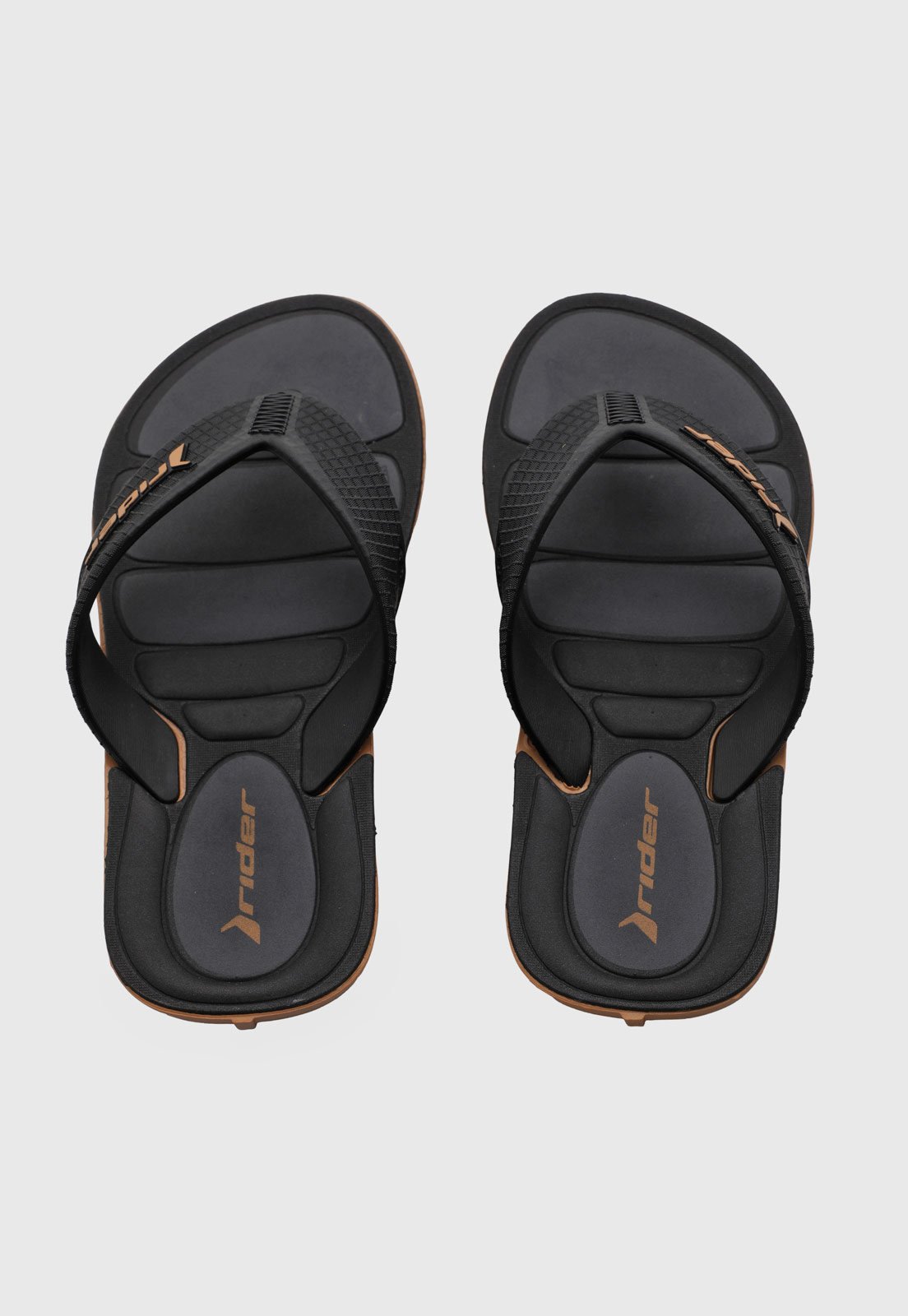 Infantil - Chinelo Rider Logo Preto