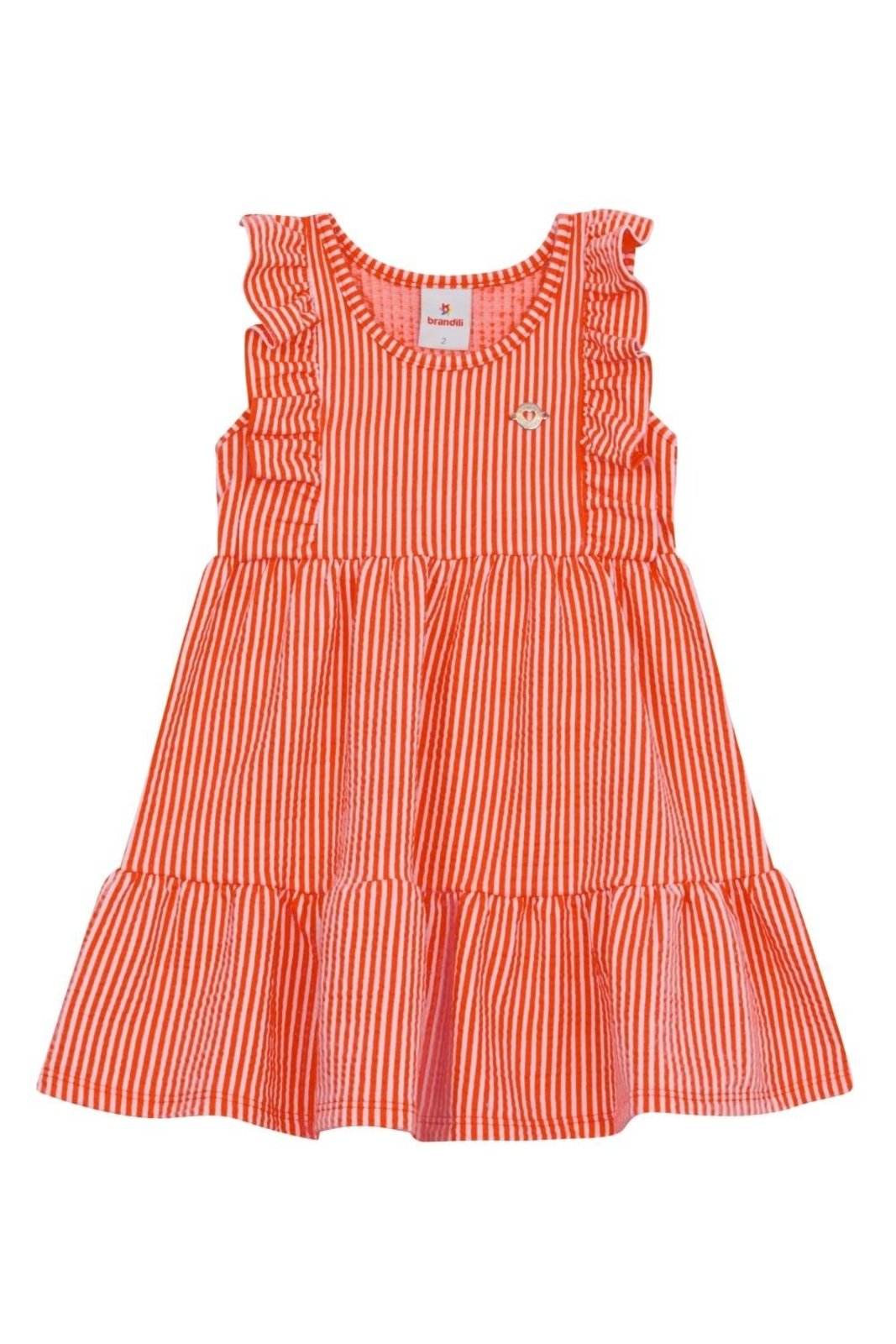 Infantil - Vestido menina em fio tinto Brandili