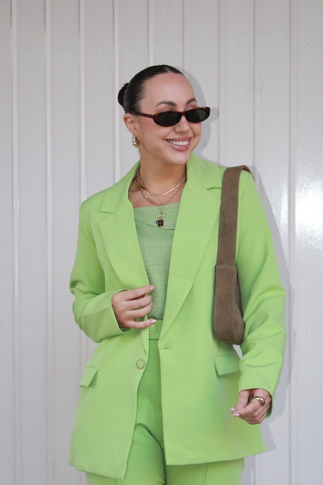 Blazer Vanibele Alfaiataria Verde
