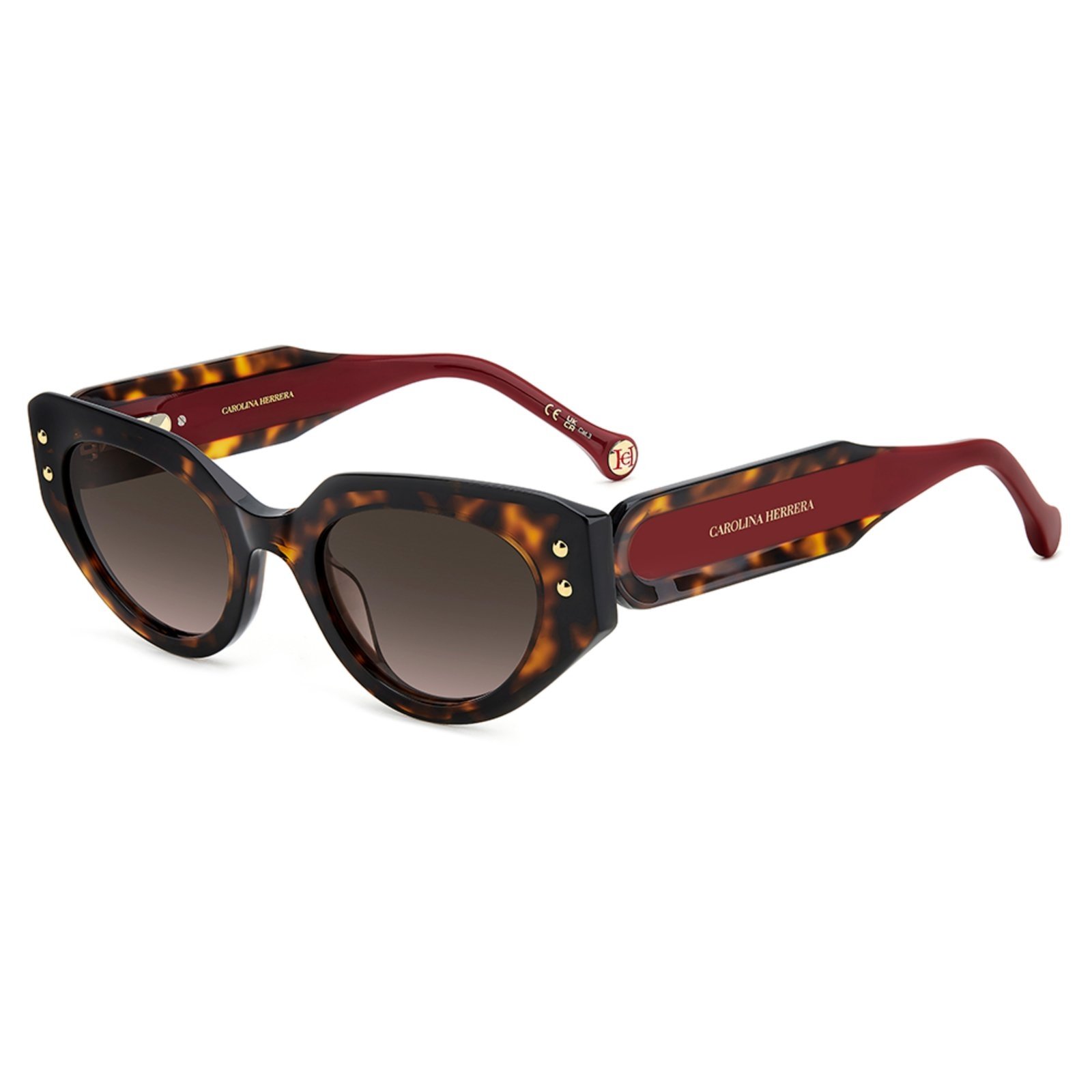 Óculos de Sol Carolina Herrera Her 0221/G/S O63 – Marrom Havana 50