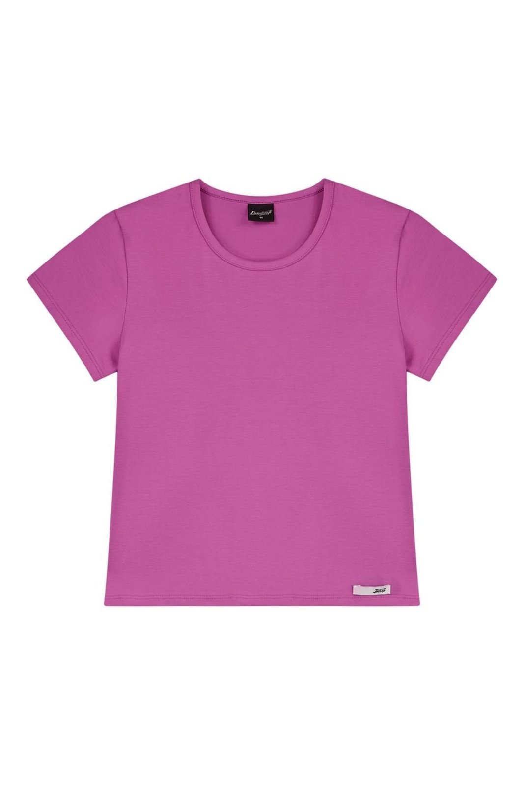 Infantil - Blusa Juvenil Menina Cotton Básica Beats Rosa