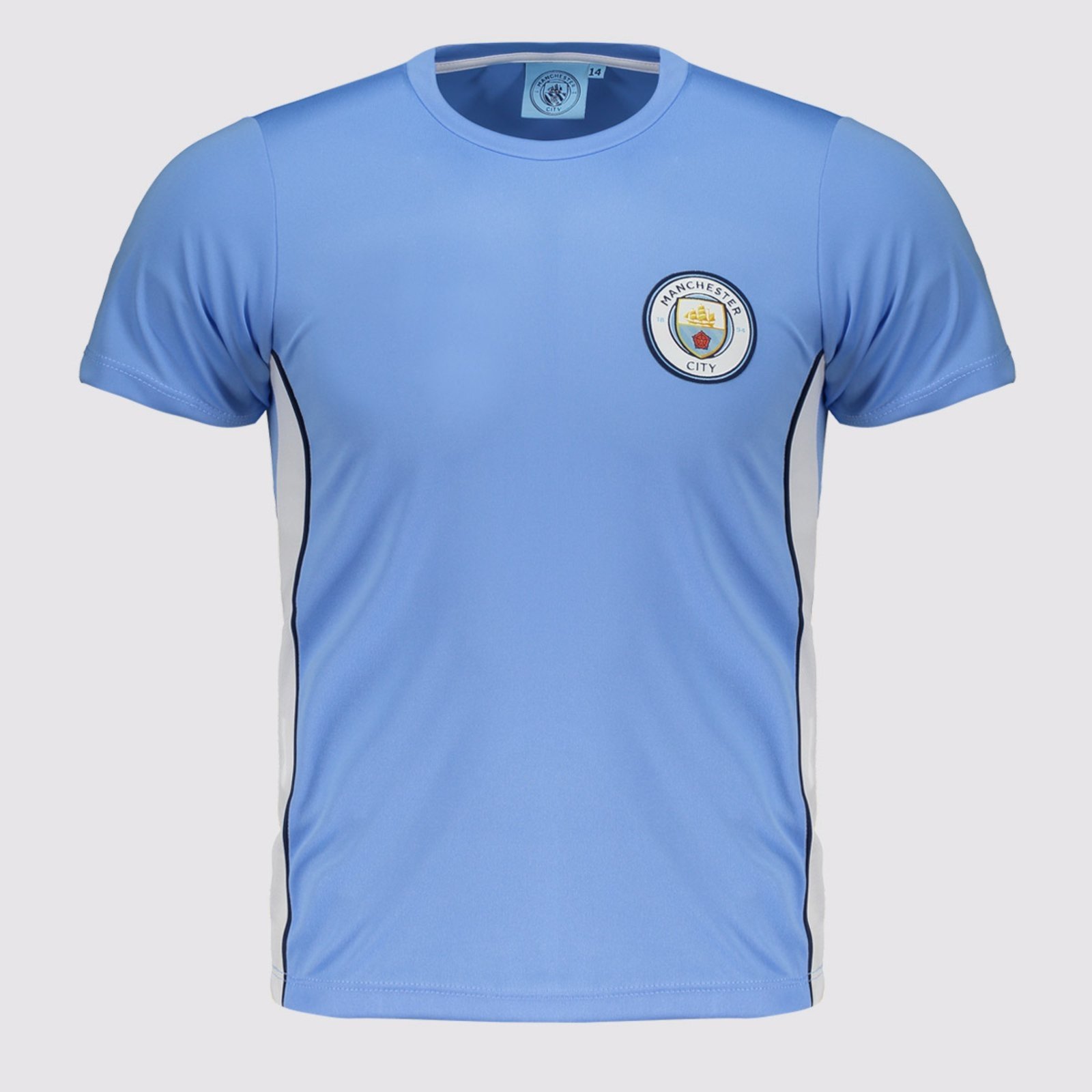 Camisa Manchester City Shield Juvenil Azul