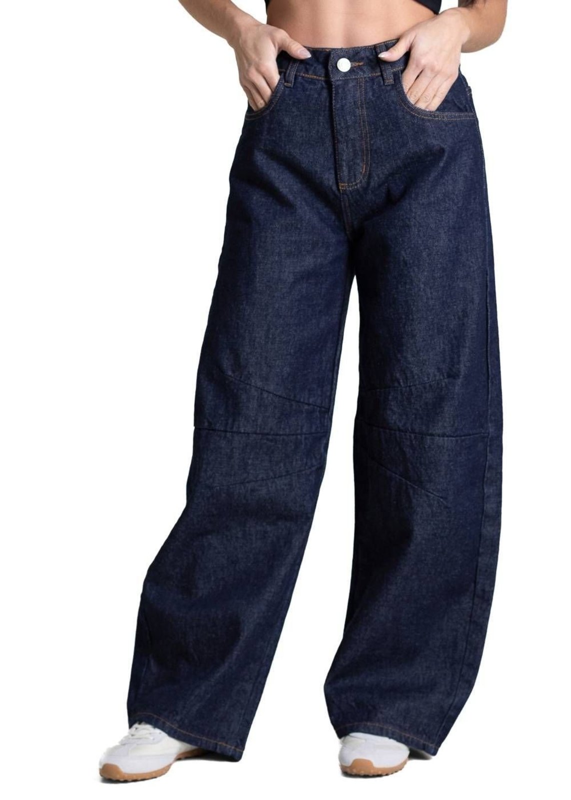 Calça Jeans Sawary Balloon Petit - 283559 - Azul - Sawary