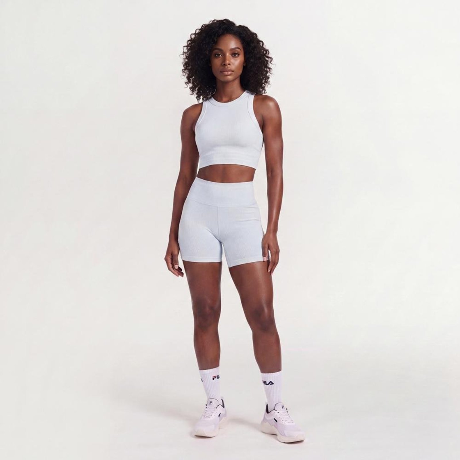 Bermuda Fila Life Ribbed III Feminina Azul