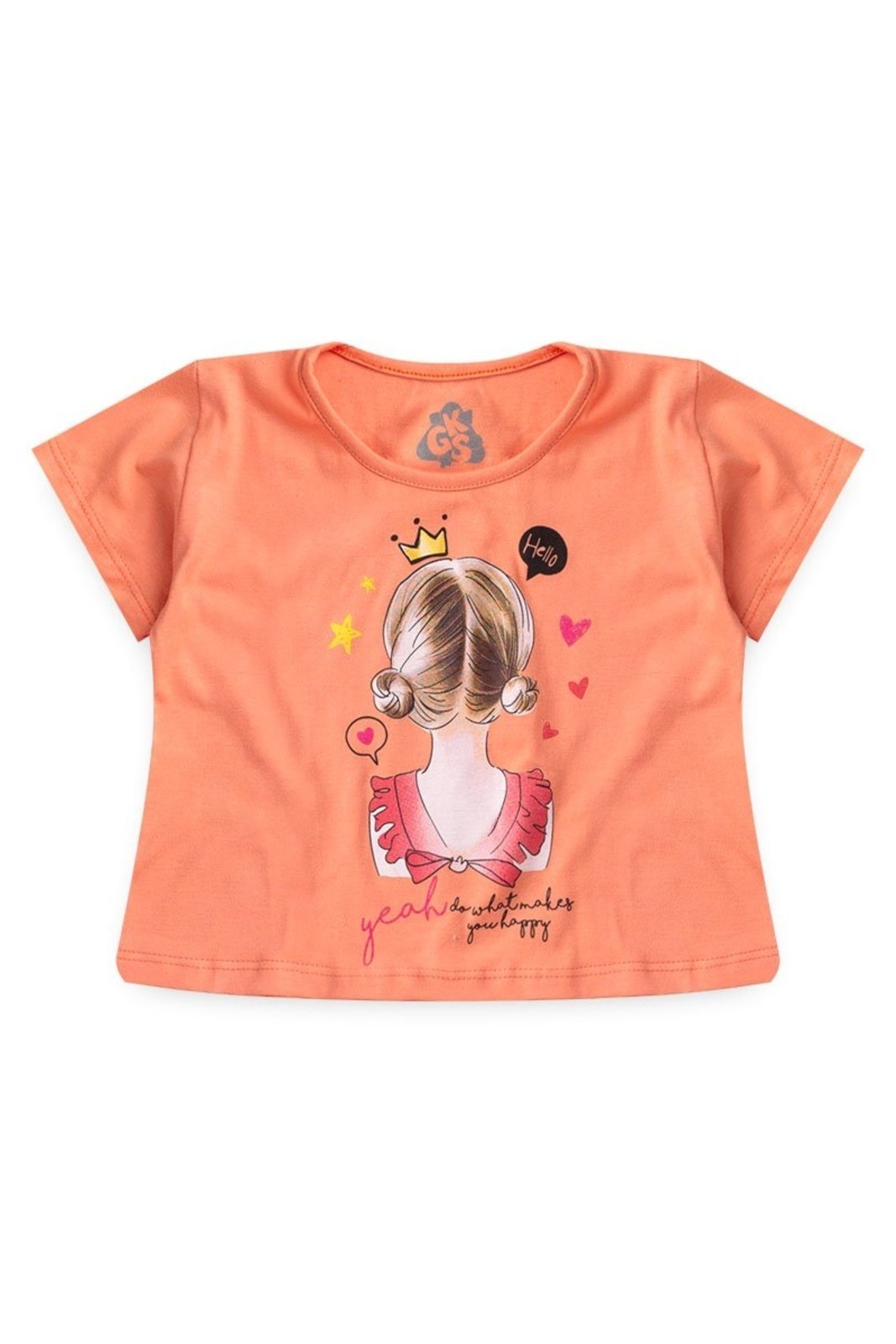 Infantil – Conjunto para Menina Cropped e Shorts – GKS
