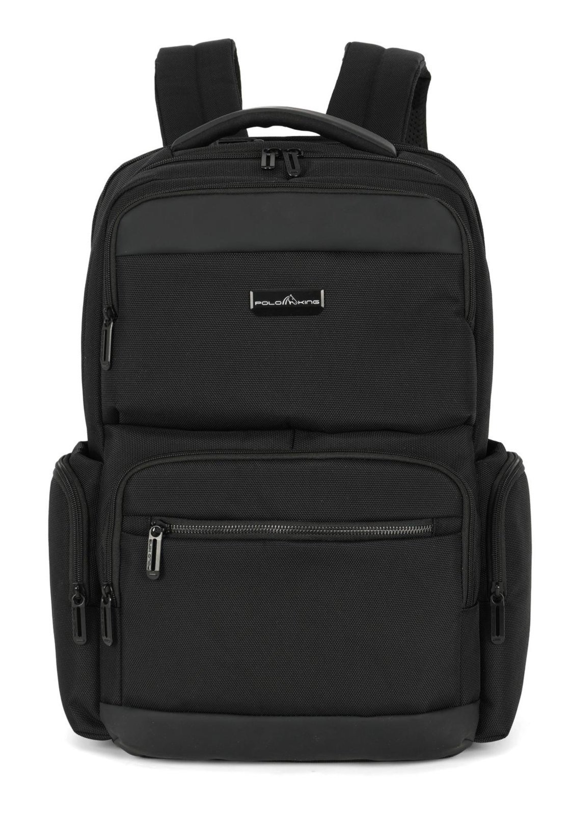 Mochila de Costas Grande Executiva Dois Compartimentos Notebook Polo King Preto