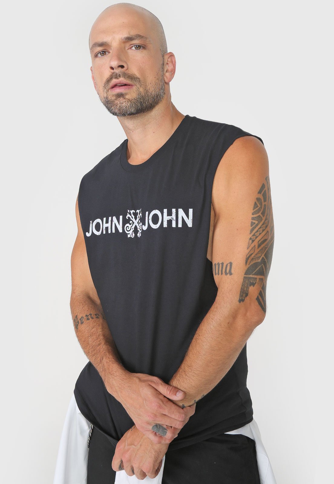 Regata John John Logo Preta
