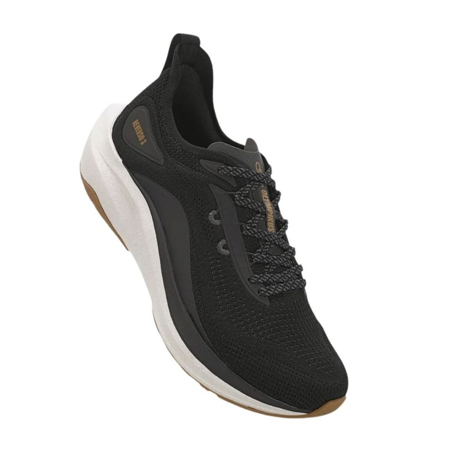 Vista 3 Tênis Corrida Masculino Olympikus Reverso 3 preto OLYMPIKUS preto