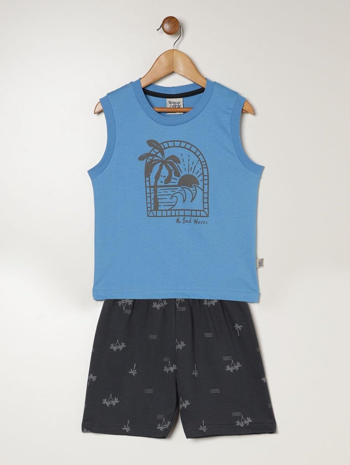 Infantil - Conjunto Curto Para Menino - AZUL
