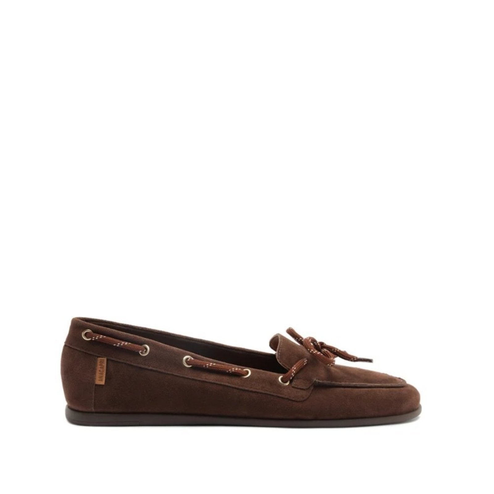 Mocassim Anacapri Laço Atacador Acamurçado Marrom Anacapri Marrom