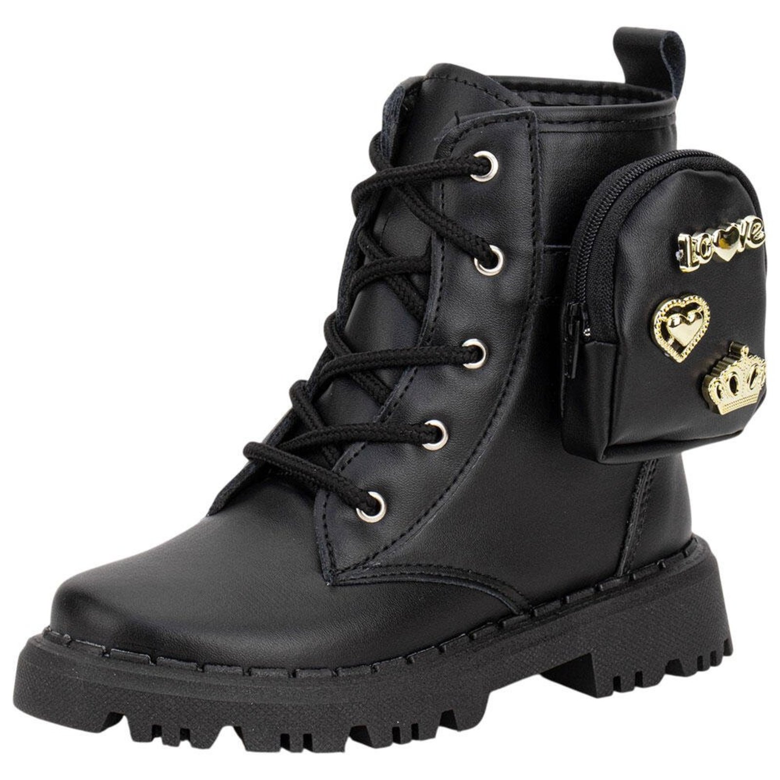 Infantil - Bota Coturno Bag Nilqi 165021 8065021 Preto