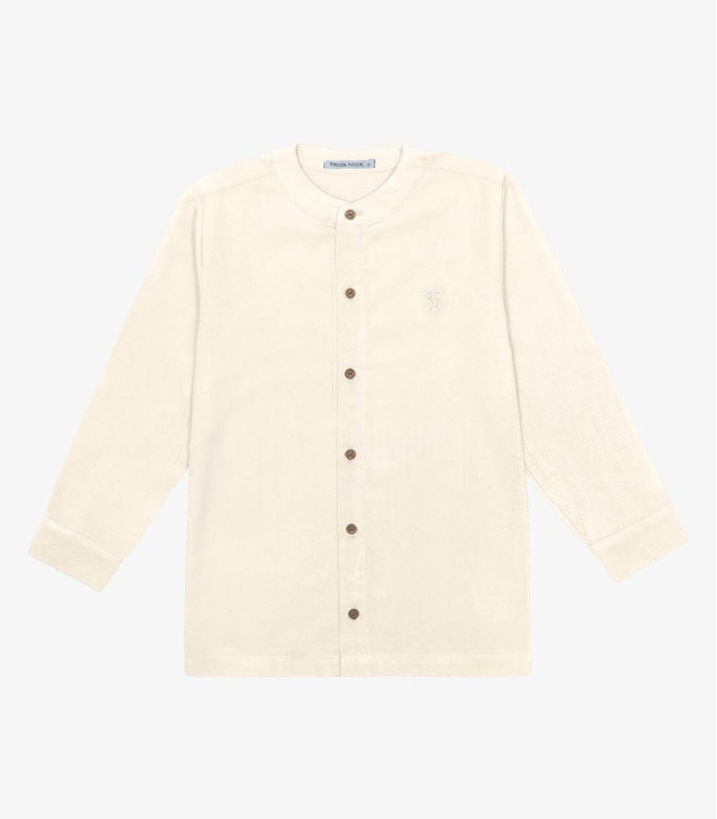 Infantil – Camisa Menino Manga Longa Trick Nick Bege