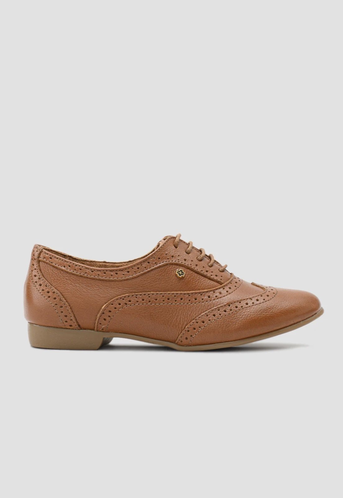Sapato Feminino Oxford CBK Couro Marrom