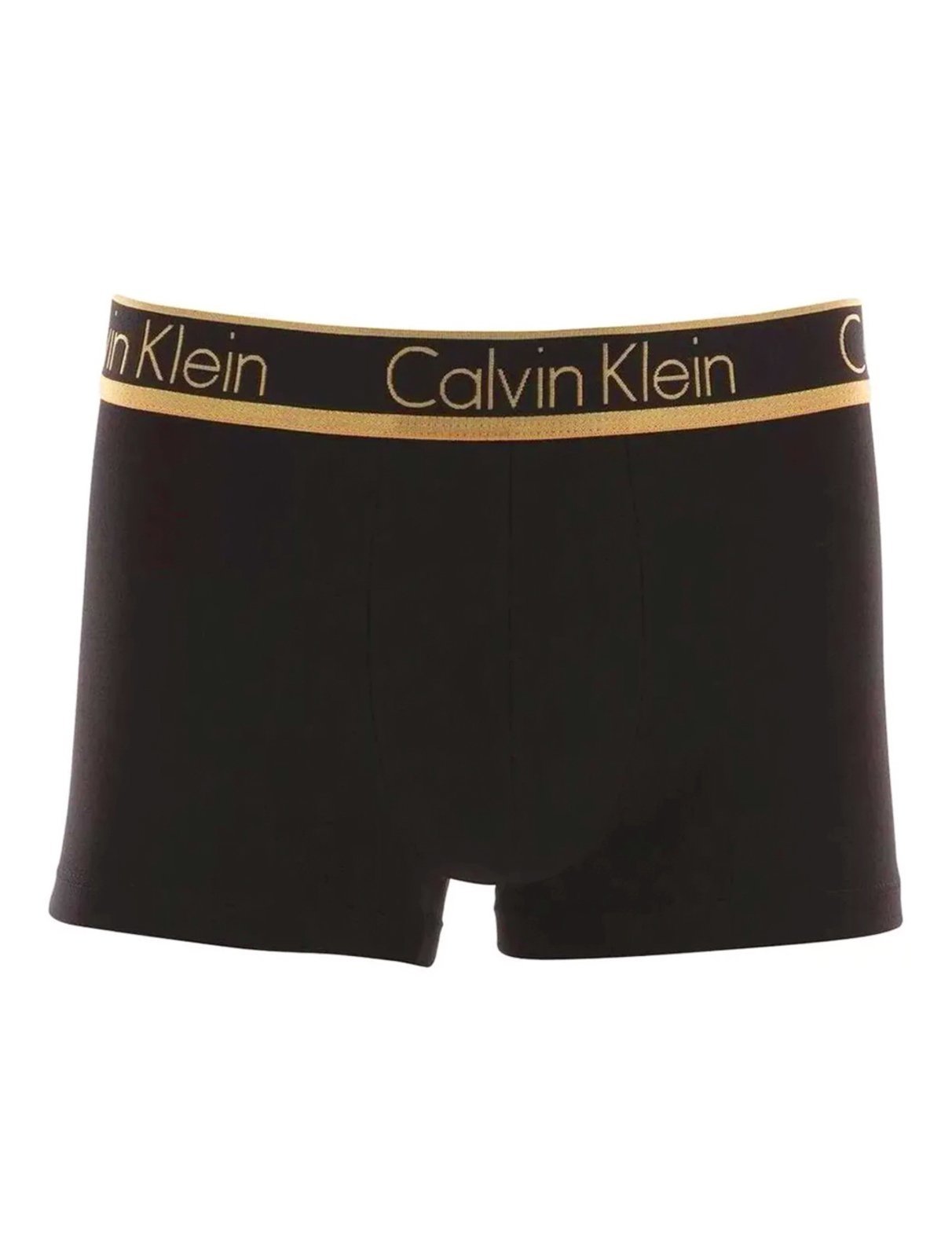 Cueca Calvin Klein Trunk Modal Dourado C10.03 PT03 Preta 1UN
