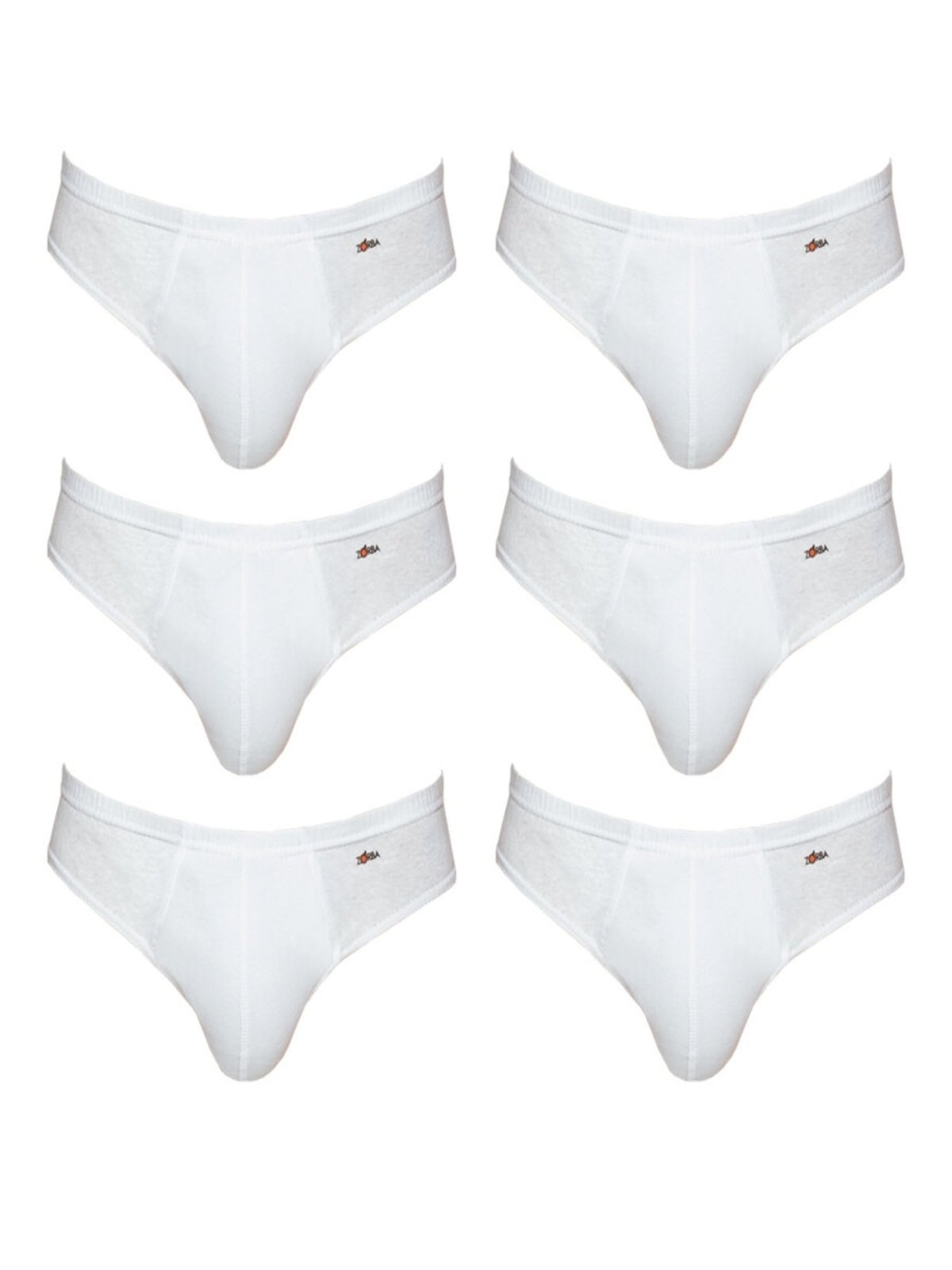 Kit com 6 Cuecas Zorba Slip Algodao 722