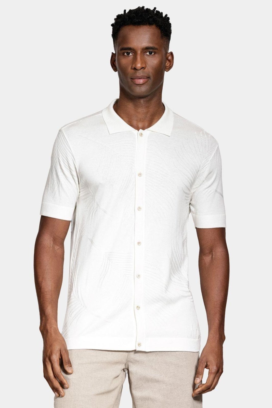 Camisa Aramis Manga Curta Tricot Palms