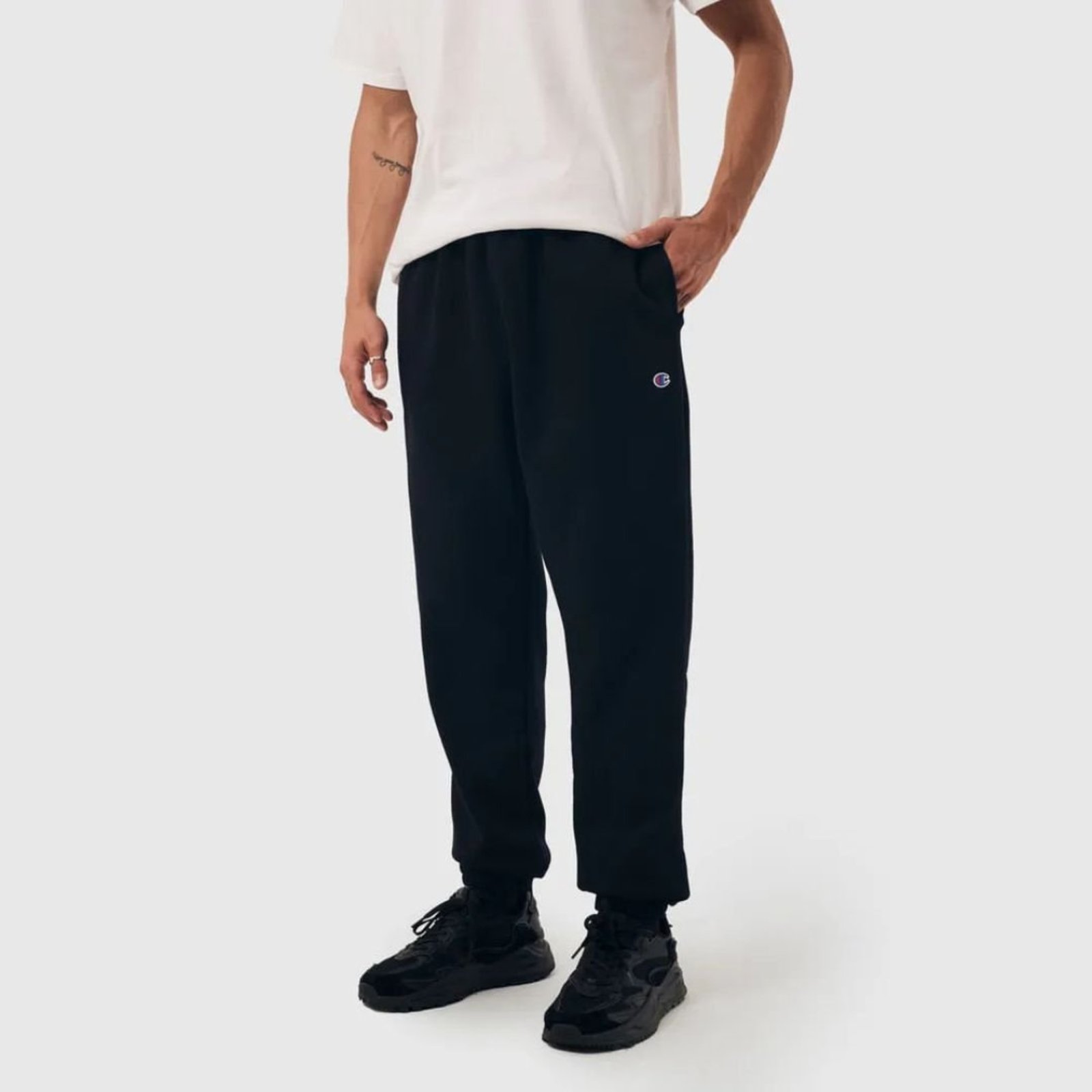 Calça Moletom Champion Athletic Relaxed - BLACK