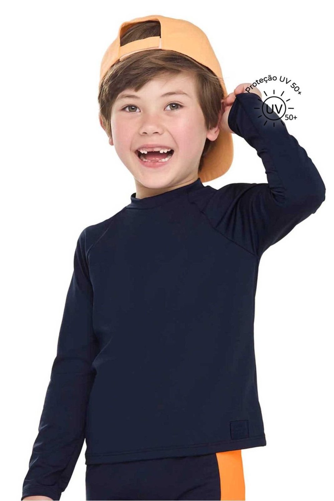 Camiseta de Proteção Unissex Elian Azul