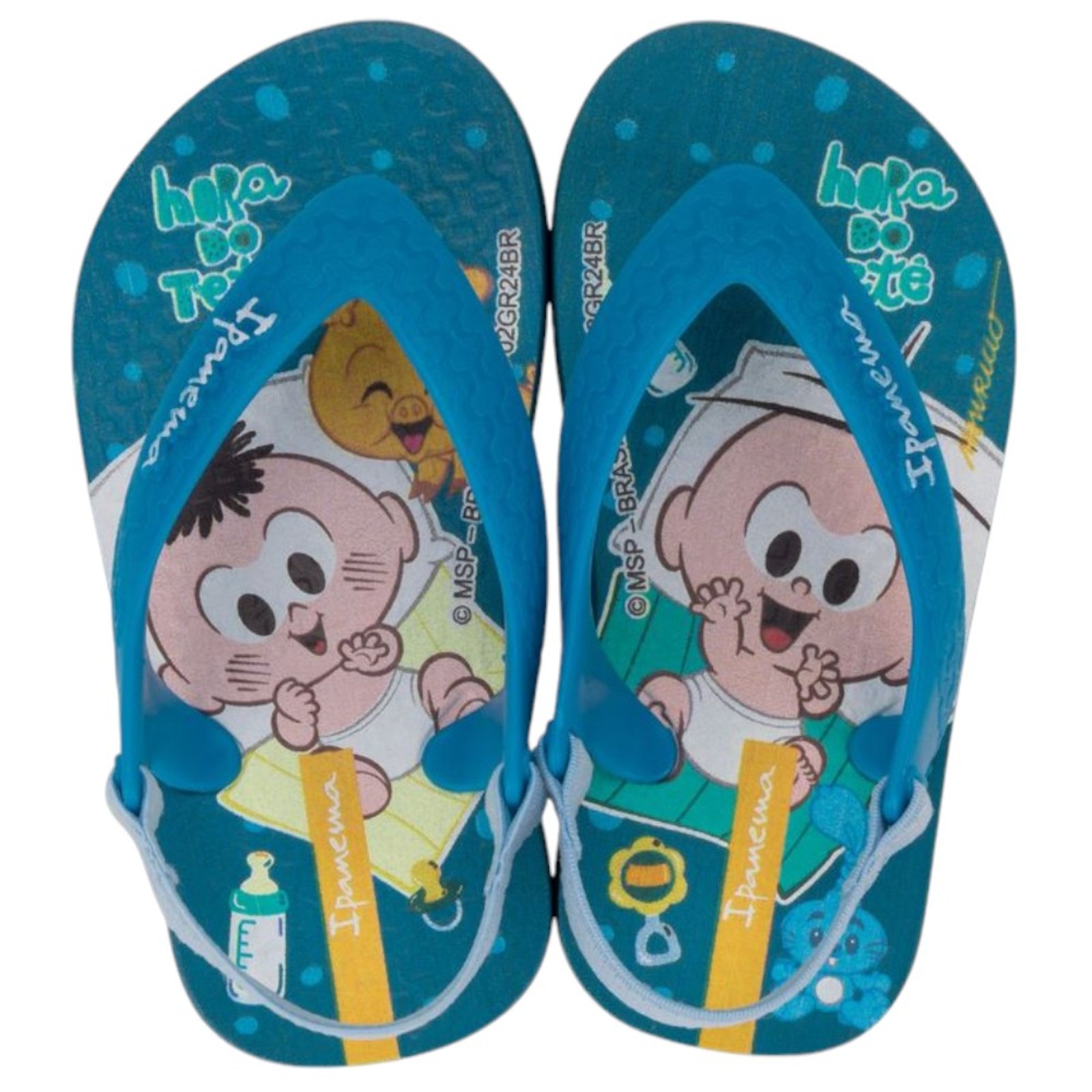 Infantil – Chinelo Ipanema Turma da Mônica Baby Grendene 26791 Azul/Azul