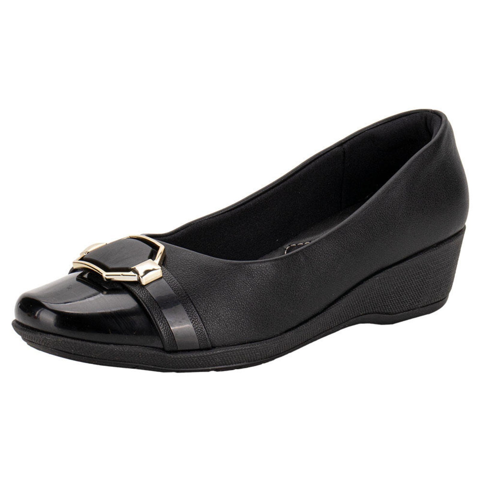 Sapato Feminino Anabela Piccadilly 143227 0083227 Preto