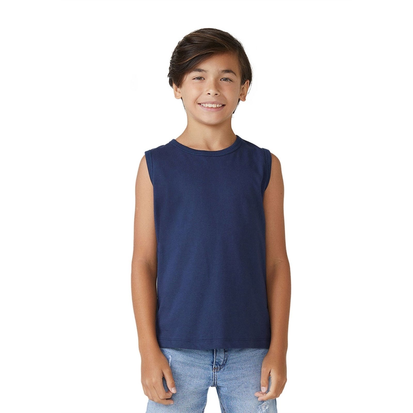 Infantil – Regata Hering Básica Modelagem Tradicional Azul