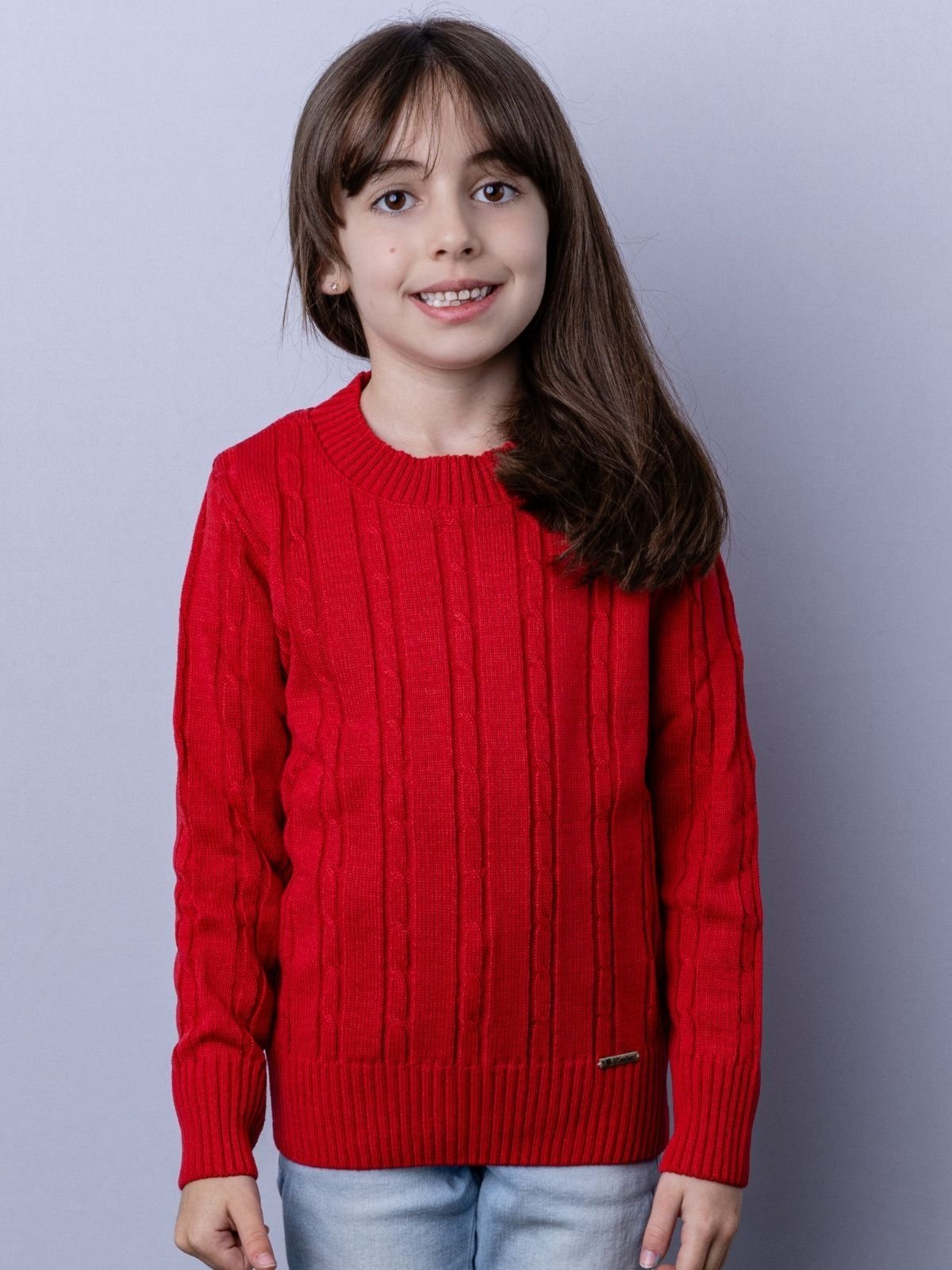 Infantil - Blusa Menina Com Trabalhado