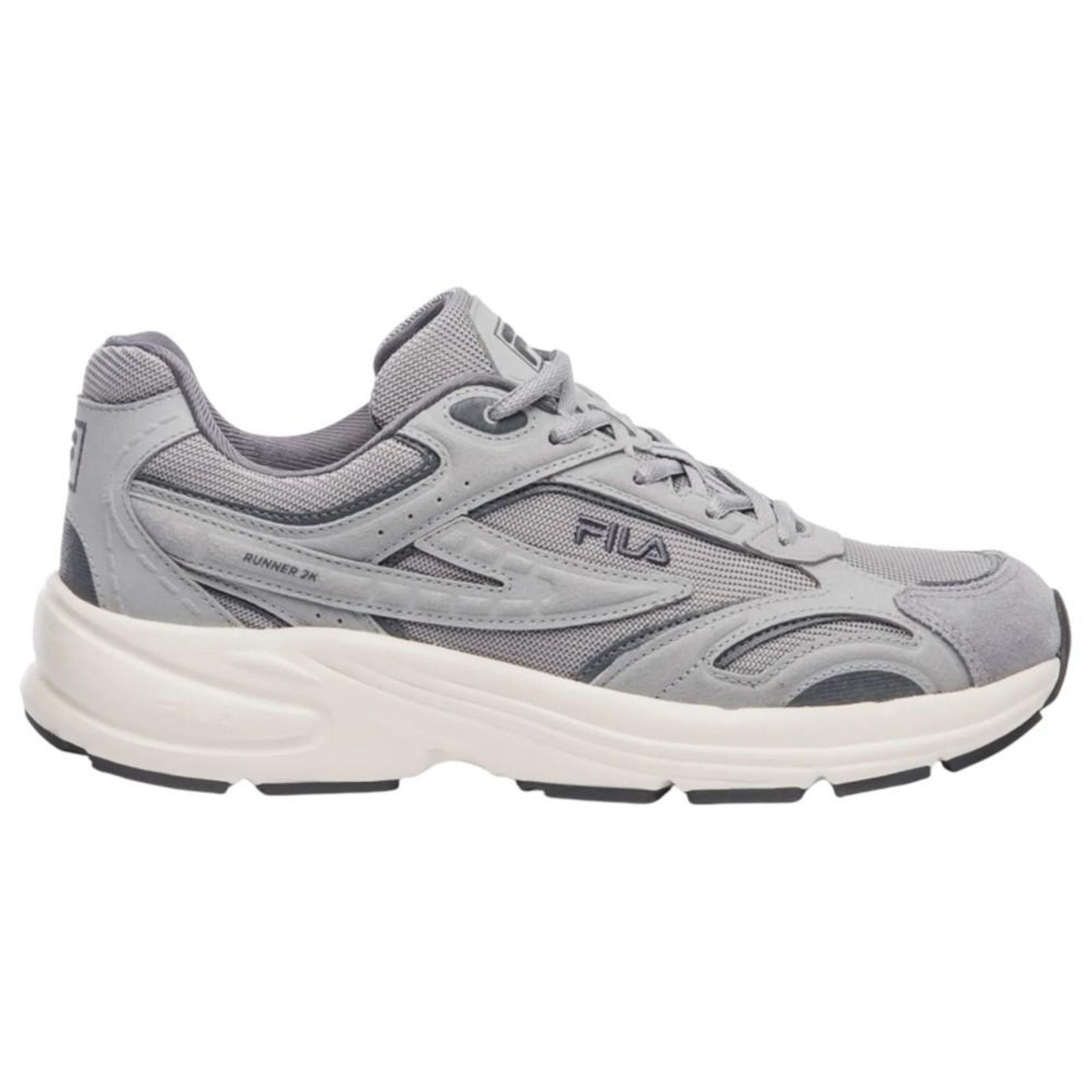 Tênis Fila Runner 2k SE Feminino Cinza Têxtil Cinza