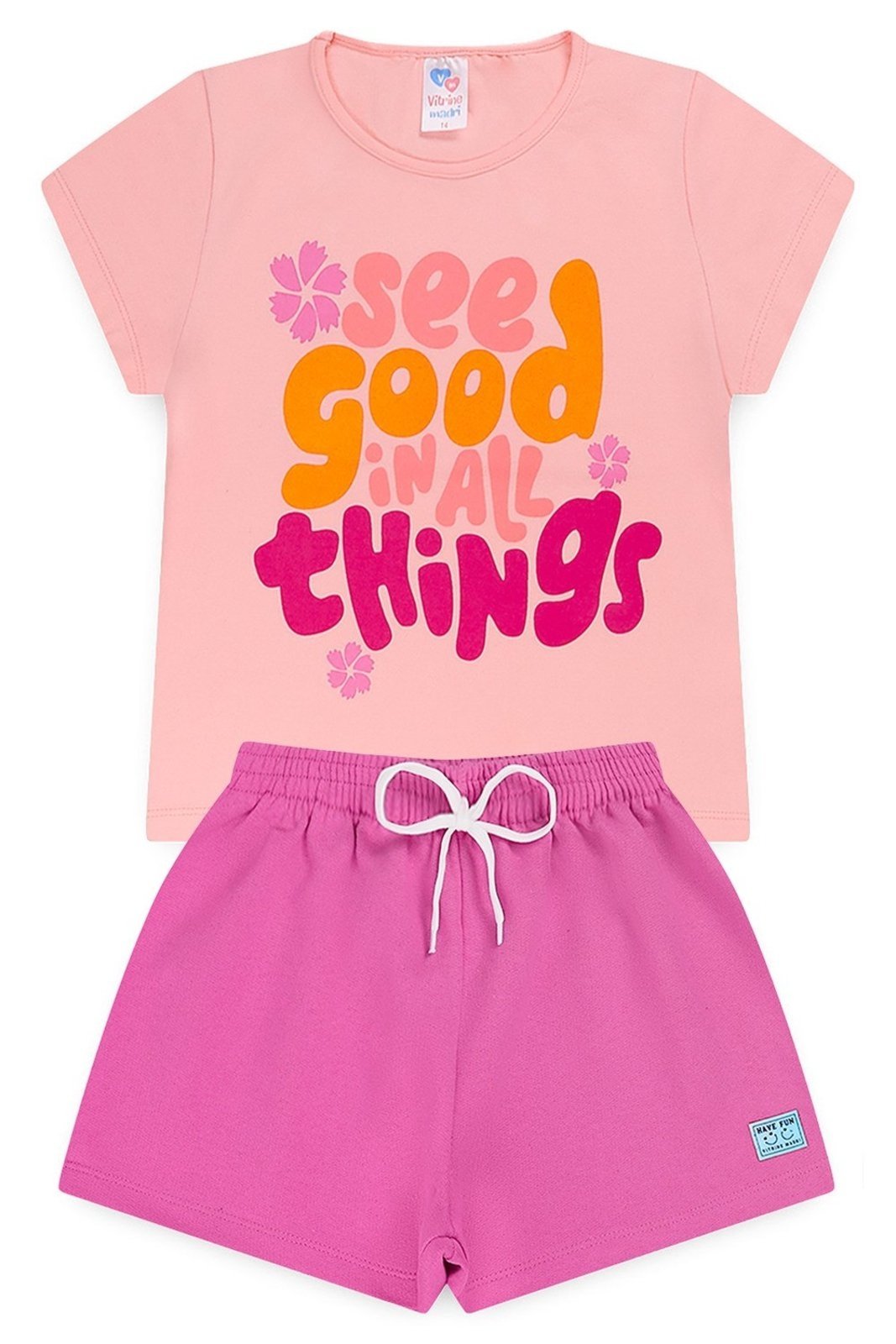 Infantil - Conjunto Juvenil Verão Feminino Good Things