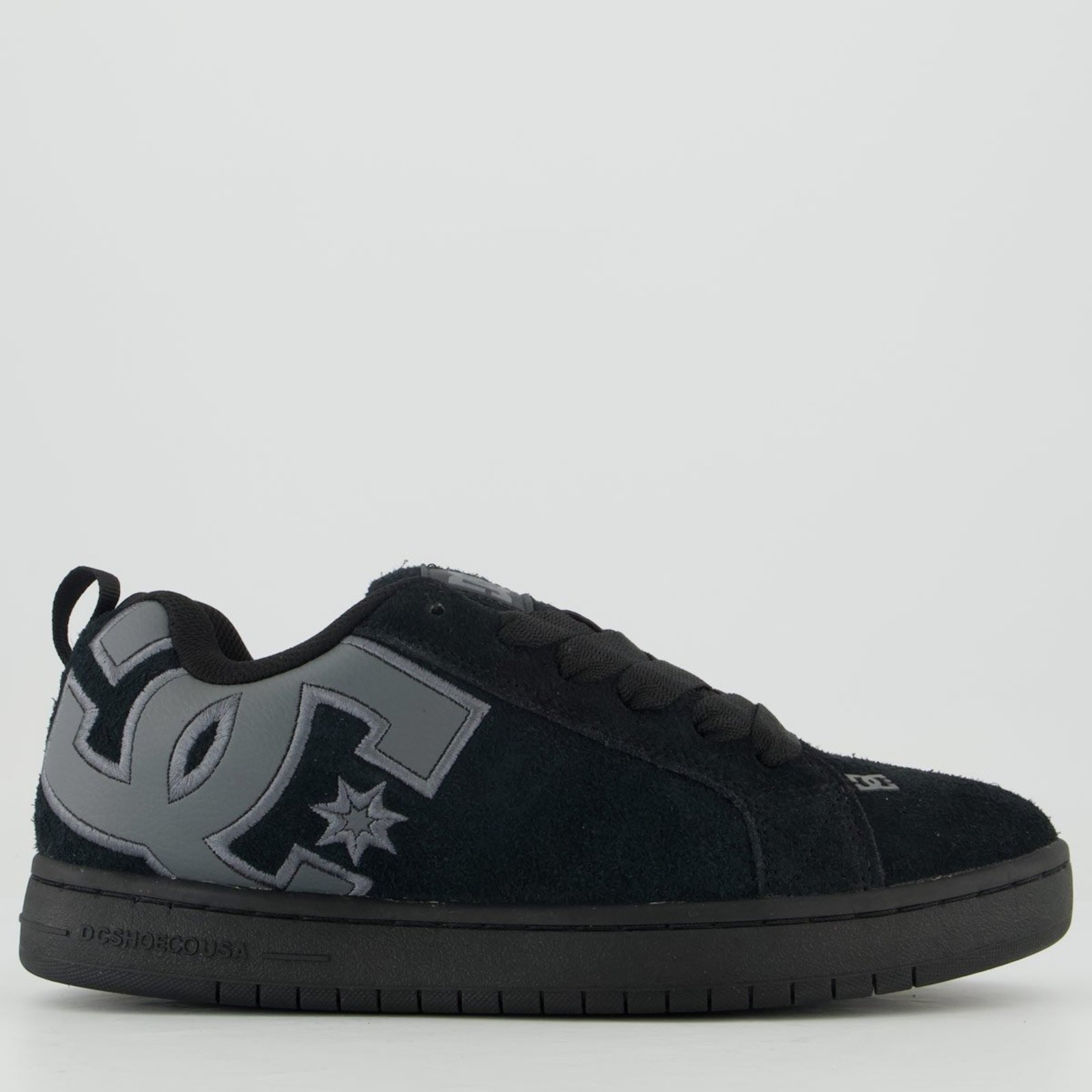 Tênis DC Shoes Court Graffik SE IMP Preto e Cinza
