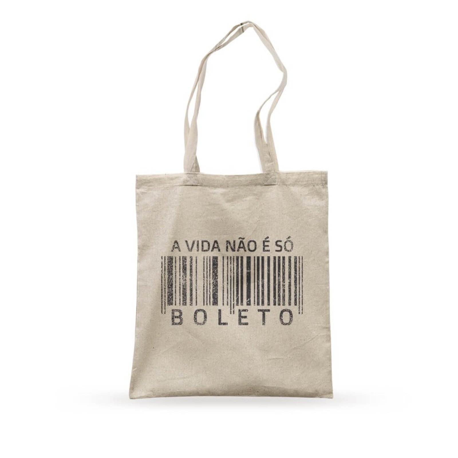 Ecobag Não É Só Boleto - Bege - Casual - Studio Geek