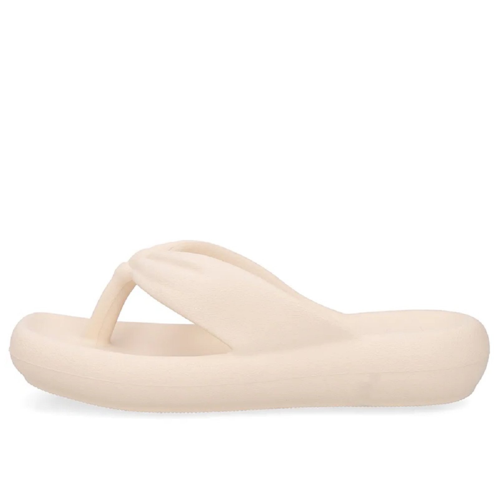 Chinelo de Dedo Usaflex Poofy Creme